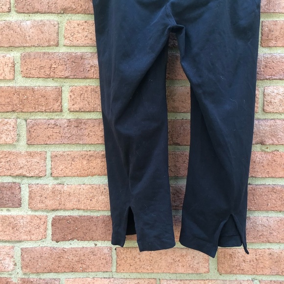 $6 add to bundle! Lucy black Lotus crops. Size small. - Picture 5 of 8